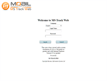 Tablet Screenshot of mstrackweb2.mobil-i.com